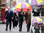Nigel Farage was on the campaign trail in Stoke supporting Paul Nuttall's by-eleciton bid when they were pelted by a protester