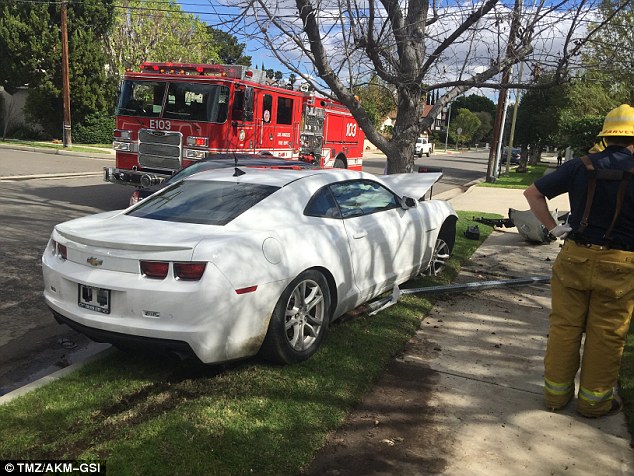 Scary: Weston decided to then flee the scene before police arrived