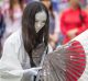 Yuki Taniguchi performs a Butoh dance.