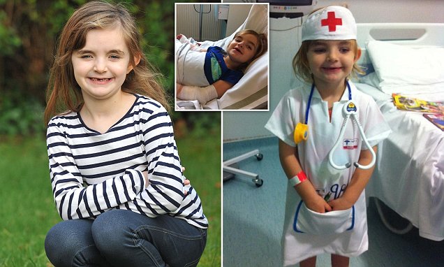 Liverpool girl almost died after grazing her knee