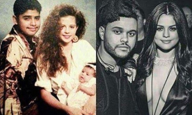 Selena Gomez and The Weeknd look just like her parents