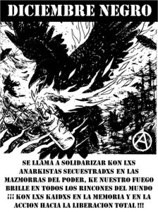 Afiche por un diciembre negro