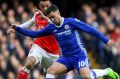 'Beautiful': Eden Hazard scored one of the goals of the season against Arsenal.