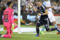 Tirade: City goalkeeper Dean Bouzanis could miss the match against Brisbane following his gypsy taunt at Besart Berisha.