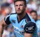 TOKYO, JAPAN - JULY 02: Rob Horne of Waratahs in action during the round 15 Super Rugby match between the Sunwolves and ...