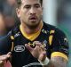 TOULOUSE, FRANCE - OCTOBER 23: Danny Cipriani of Wasps catches the ball during the European Champions Cup match between ...