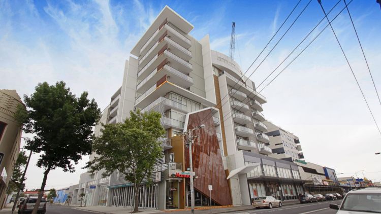 Many new apartment towers are popping up along Barkly Street.
