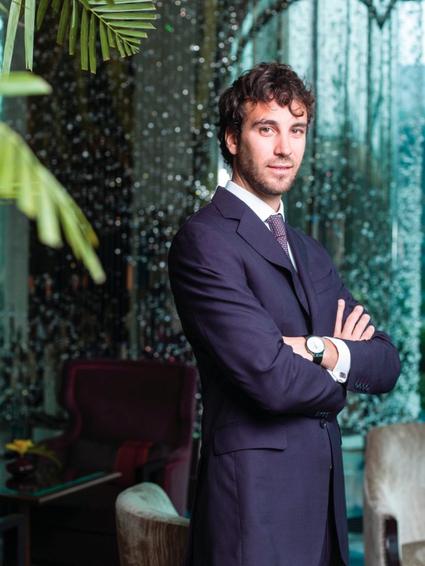 Luca Alessi is a fourth-generation member of the Milan-based homewares company. 