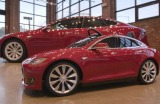 Beyond the 130-watt-hour lithium-ion battery under the rear hood, the Tesla Model S for kids features a working MP3 ...