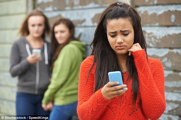 . According to the NSPCC, the number of Childline counselling sessions for children worried about online sexual abuse rose by 24 per cent in 2015-16 to 3,716 (file photo)