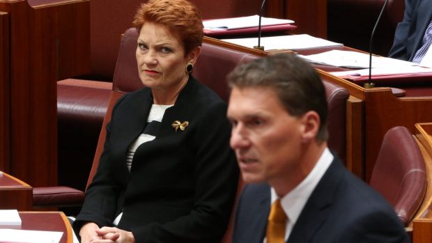 Former Liberal Party Senator Cory Bernardi has joined Pauline Hanson on the Senate crossbench