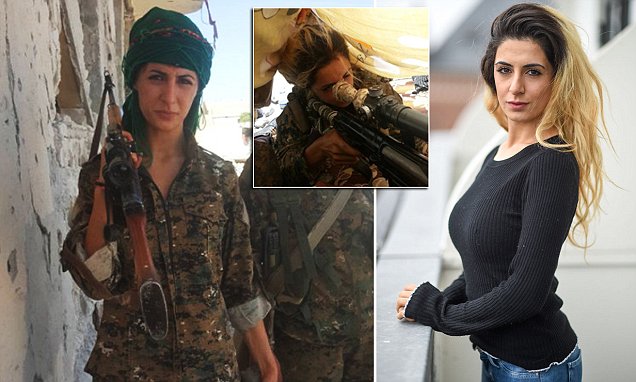 Joanna Palani reveals she is sniper who fights Isis