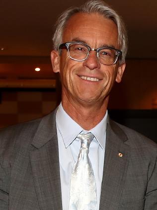 David Gallop of the Football Federation Australia is a Bruce Springsteen fan. Picture: Getty