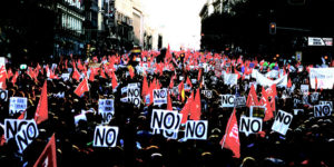 A general strike in Spain. / #29m Arenal street