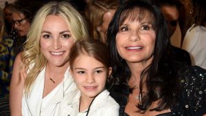Actress Jamie Lynn Spears with her daughter Maddie Briann Aldridge, and mother Lynne Spears.