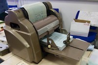 A Gestetner ink & drum printing machine