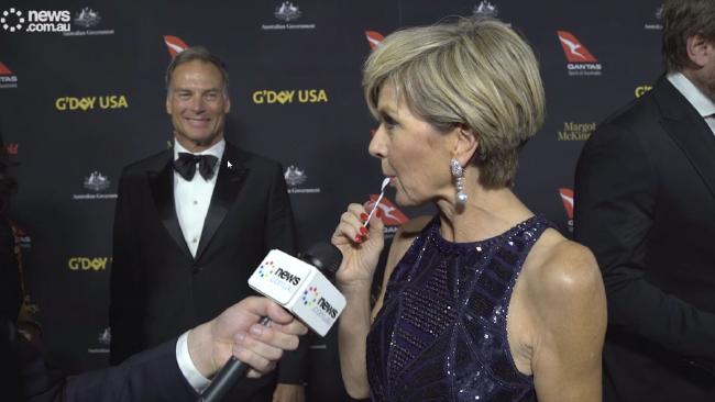 ‘That is like nectar’ said Julie Bishop.