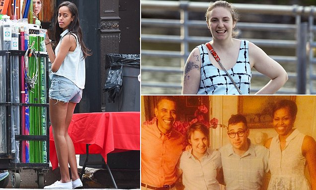 Lena Dunham gushes about former intern Malia Obama