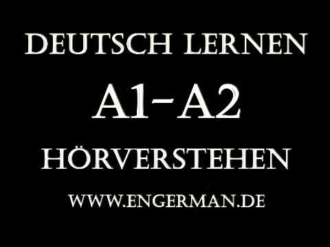 Deutsch für Anfänger | A1-A2-B1 Hörverstehen