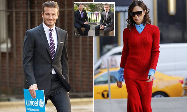 David Beckham put off a charity visit to Downing Street