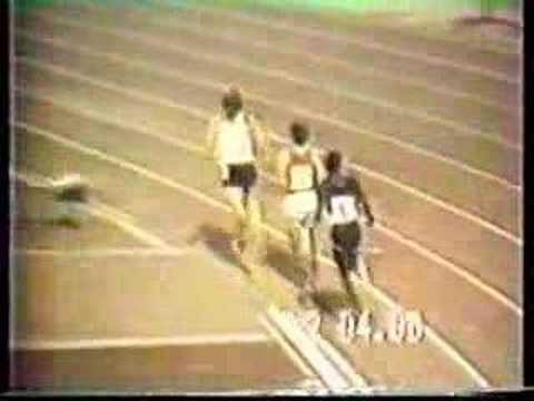 Golden Mile 1981 Sebastian Coe Breaks World Record