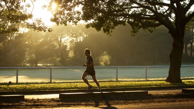 An early morning run in Centennial Park is both calming and convenient for urban Sydneysiders.