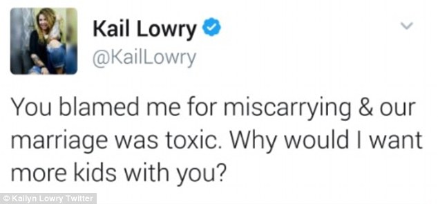 Reposte: Kailyn she shot back before deleting the tweet