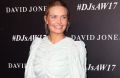 Lara Worthington (nee Bingle) at the David Jones autumn winter 2017 collections launch in Sydney.