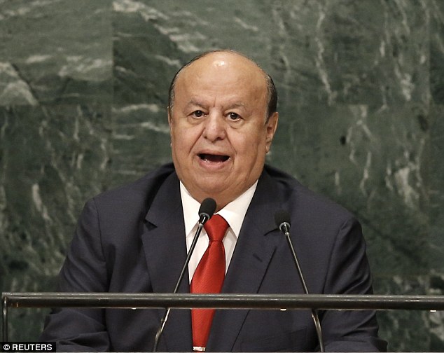 The White House has not publicly announced the news and neither has President Abdu Rabbu Mansour Hadi (pictured). Yemen's ambassador to the US has said in an interview the country's cooperation should not come 'at the expense of the Yemeni citizens and the country’s sovereignty'