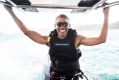 Former US President Barack Obama holidays with Sir Richard Branson, taking party in a kitesurf challenge on the British ...