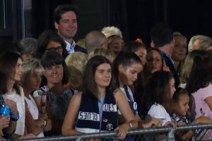 Face in the crowd: AFL boss Gillon McLachlan at the AFLW season opener
