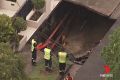 The hole on Wentworth Street in Point Piper. 