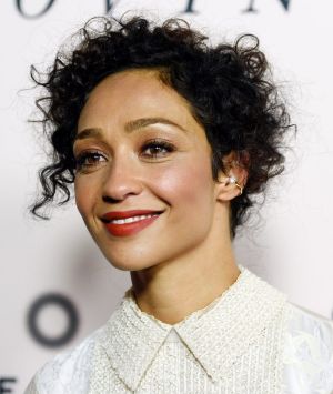 Ruth Negga, star of 'Loving', poses at the premiere of the film in Beverly Hills. 