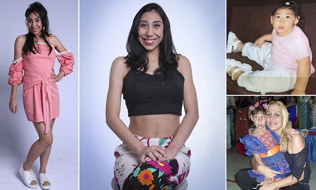 Brazilian teen with shrunken head signs with model agency