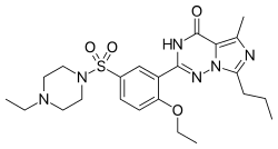 Vardenafil structure.svg