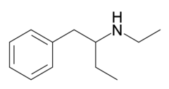 Ethylphenylbutanamine structure.png