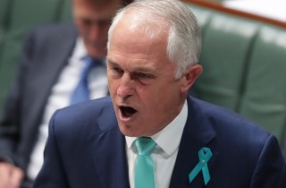 Prime Minister Malcolm Turnbull in a forthright attack on Opposition Leader Bill Shorten during question time at ...