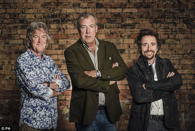 May (pictured with The Grand Tour co-hosts Jeremy Clarkson and Richard Hammond) used the car for a Top Gear film in 2008 to show how you could successfully buy and own a secondhand car from a high-end manufacturer for the price of a new Ford Mondeo