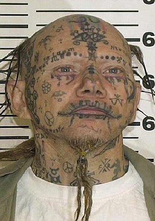 Child molester with face tattoos is captured after hunt