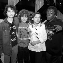 Caleb McLaughlin, Millie Bobby Brown, Finn Wolfhard, and Gaten Matarazzo