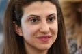 Razan Ozon, 29, is a Christian refugee from Old Homs, Syria whose ticket was paid for by the Barnabas Fund, as part of ...