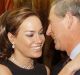 Prince Charles and his god-daughter, Tara Palmer-Tomkinson, during a reception at Clarence House in 2003.