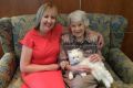 Goodwin chief executive Sue Levy with Ainslie aged care resident Marjorie Pratt.