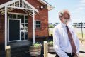 National Trust spokesman Eric Martin outside the 1948 Switch Room, which is part of the planned Kingston Arts precinct ...