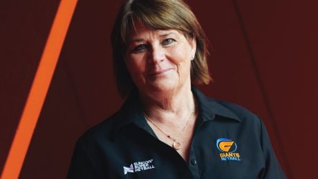 Canberra Giants netball season launch at the national museum Coach Julie Fitzgerald