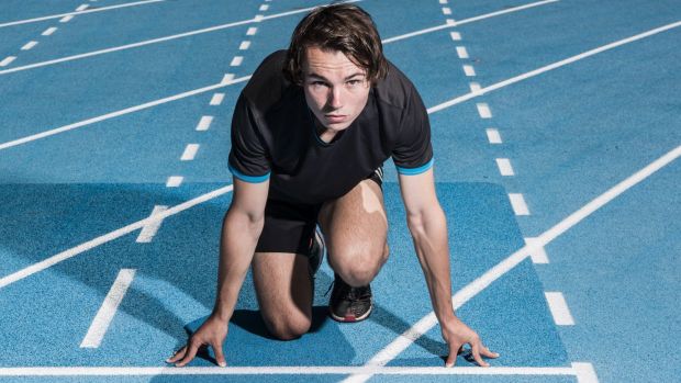 Get set, go: Teenage sprinter Jack Hale could be going head-to-head with Usain Bolt in the sprint relay on Thursday night.