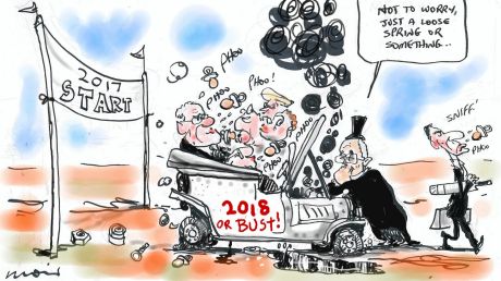 Alan Moir toon for SMH Letters publishing Feb 8 2017