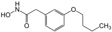 Bufexamac Structural Formula V.1.svg