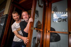 Religious experience: <i>South Park</i> creators Matt Stone and Trey Parker at Melbourne's Princess Theatre.