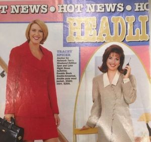 "One from the vault," Juanita Phillips captioned this throwback on Twitter. "@TraceySpicer I love your briefcase almost ...